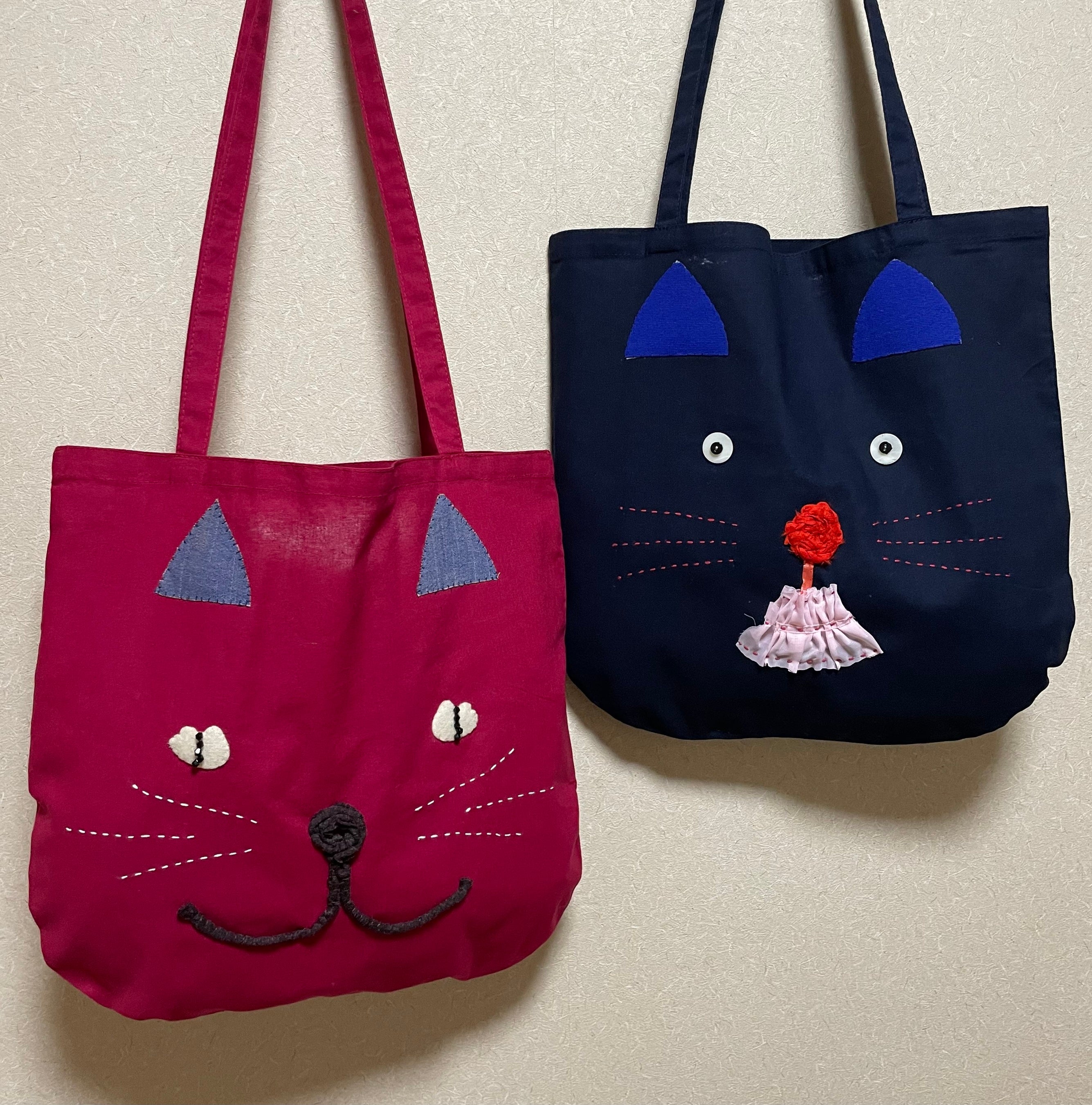 やすねこ工房「ぶさかわ猫トートつくり」 2,750円