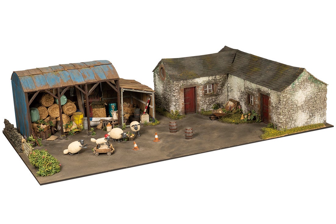 テレビシリーズ「ひつじのショーン」オリジナル小道具・パペットによるアニメーションセット（2014年）