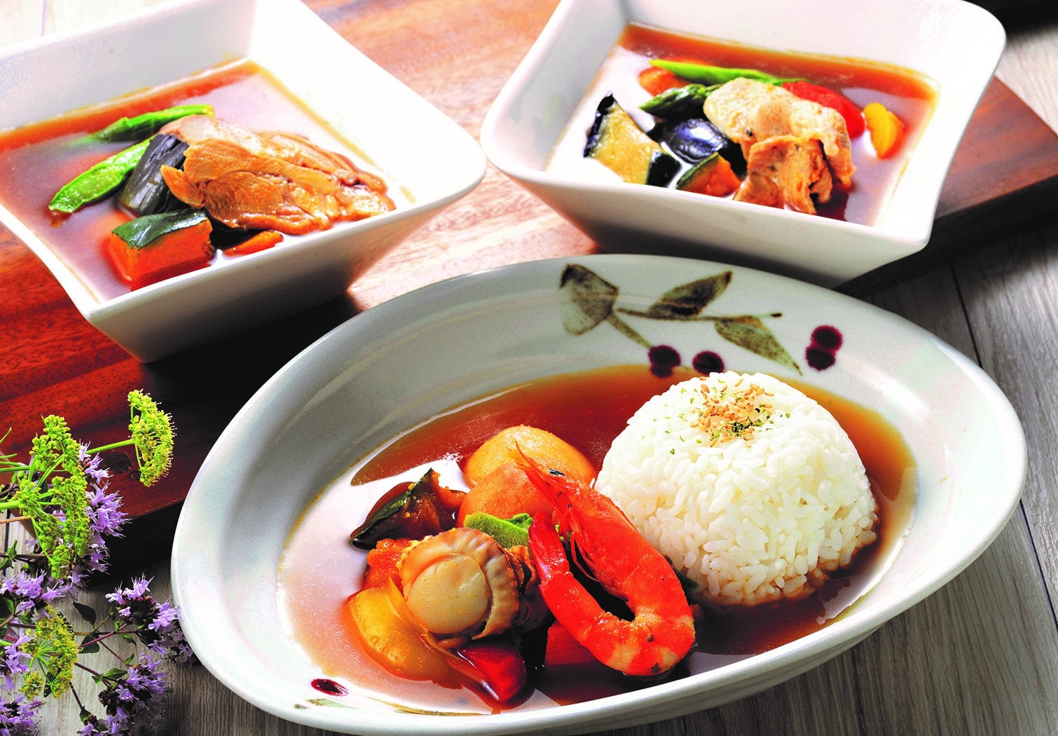 NEW  北海道グルメ 「3種のスープカレー」(シーフード・チキン・ポーク) 5,400円