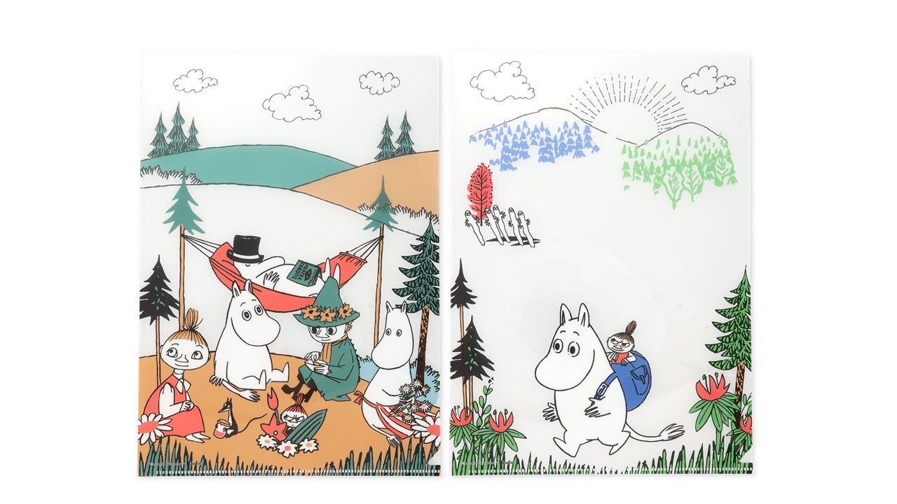 「A４クリアファイル」&nbsp; &nbsp;&nbsp;&nbsp; (ハンモック・サン)各385円