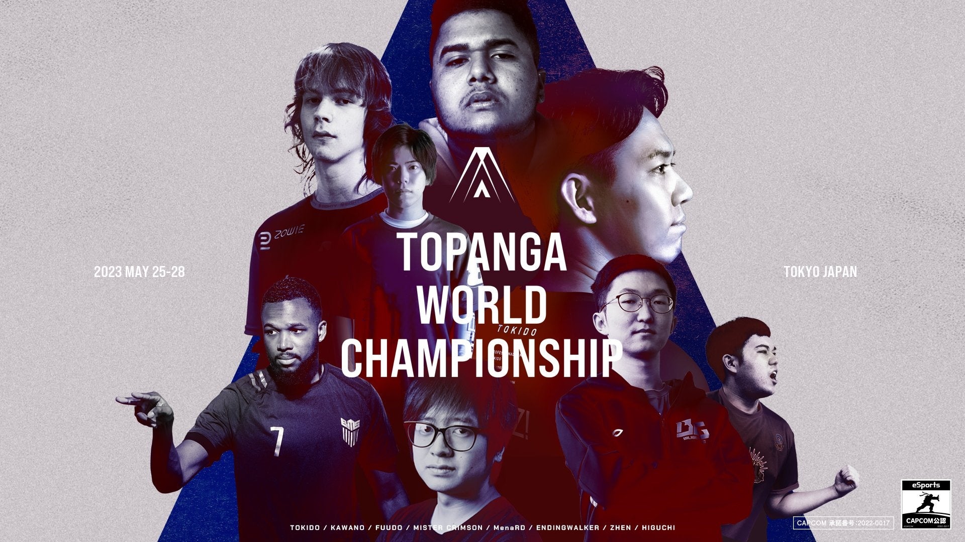 TOPANGA WORLD CHAMPIONSHIPキービジュアル