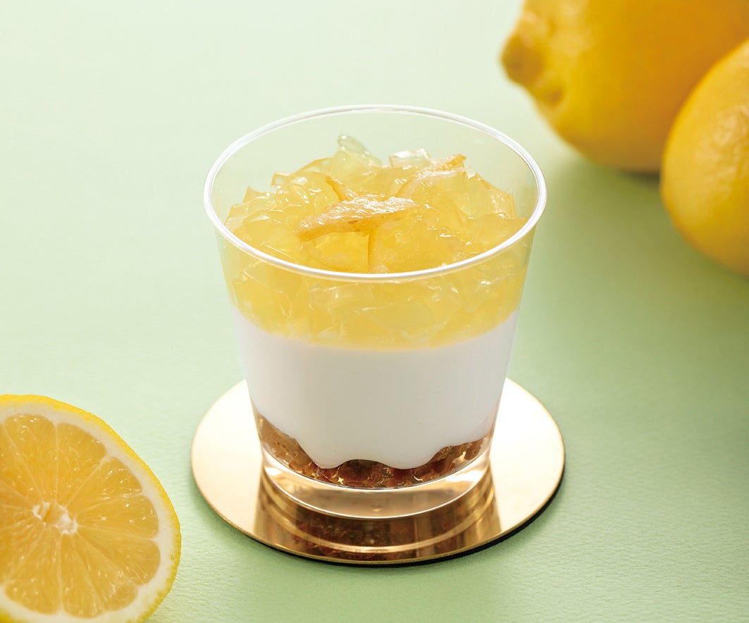 蜂蜜レモンのレアチーズムース