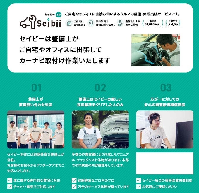 セイビーがご自宅ご訪問概念図