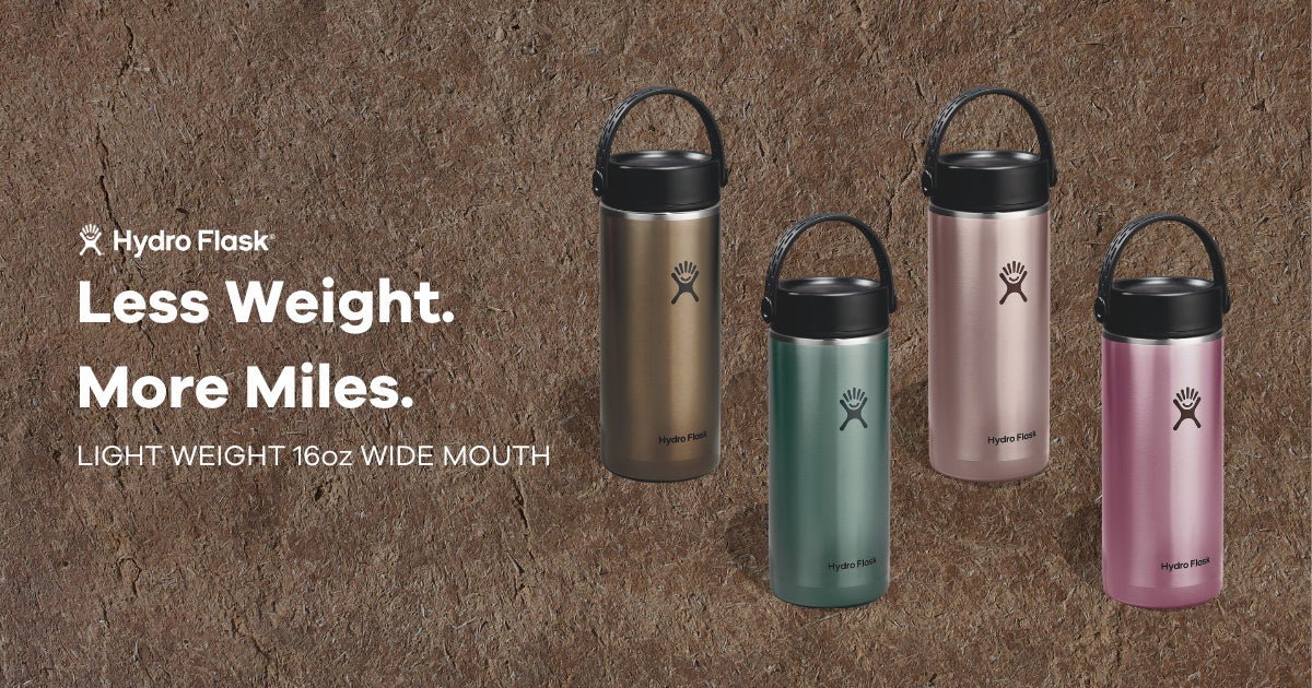 軽量で保冷力抜群!Hydro Flask®(ハイドロフラスク)から、メタリック 軽量で保冷力抜群!Hydro Flask®(ハイドロフラスク)から、メタリック