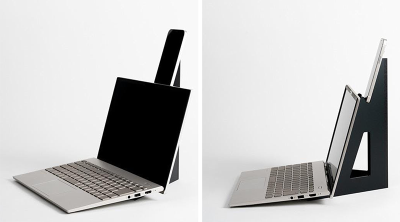 WING BINDER 2nd Edition ブラック WING BINDER 2nd Edition ブラック モバイルモニターを縦置きで