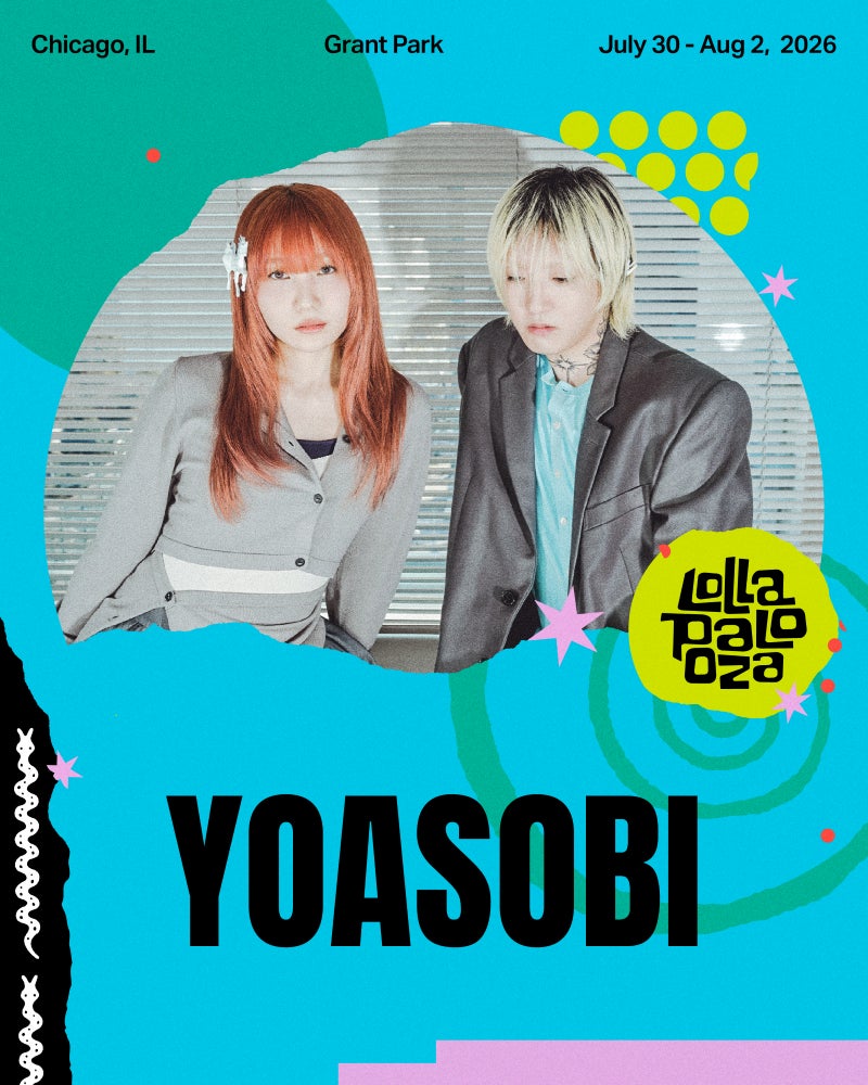 YOASOBI、アメリカ・シカゴで7月30日〜8月2日に開催される世界的音楽 YOASOBI、アメリカ・シカゴで7月30日〜8月2日に開催される世界的音楽
