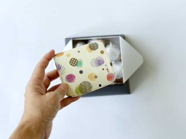 冨士屋製菓本舗110周年記念クアトロガッツ小さいふ。とななついろまめのコラボ