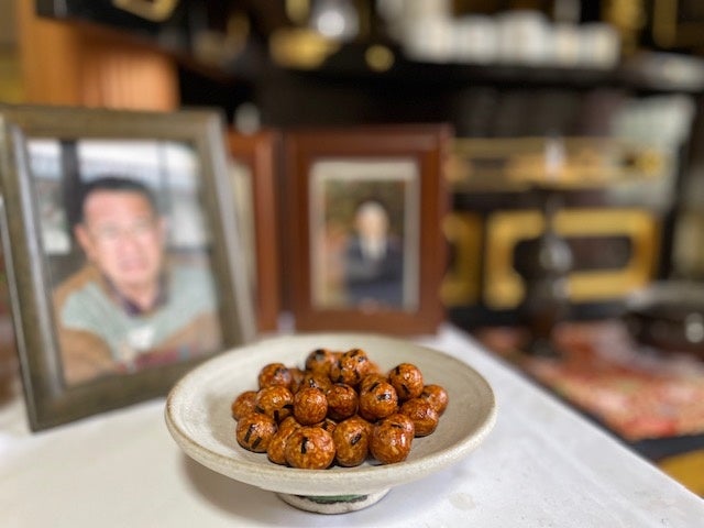 義父との思い出の雀の玉子