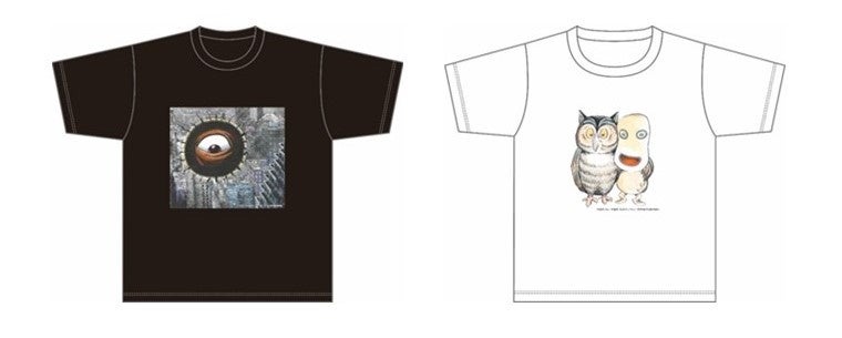 妖怪たちがワンポイントとなって注目されること間違いなし「バックベアード」「モコイ」のTシャツ　©水木プロ