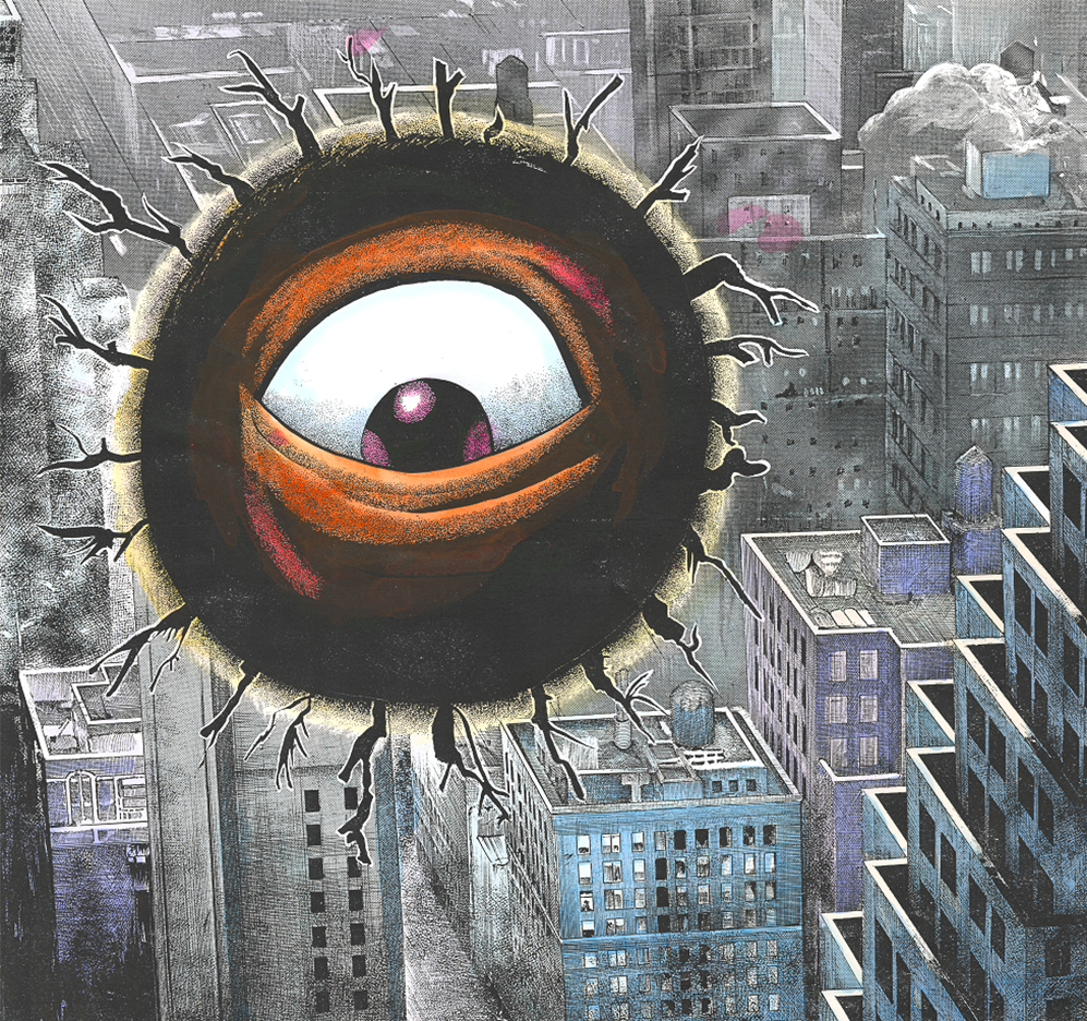 「ゲゲゲの鬼太郎」にも登場する「バックベアード」　©水木プロ