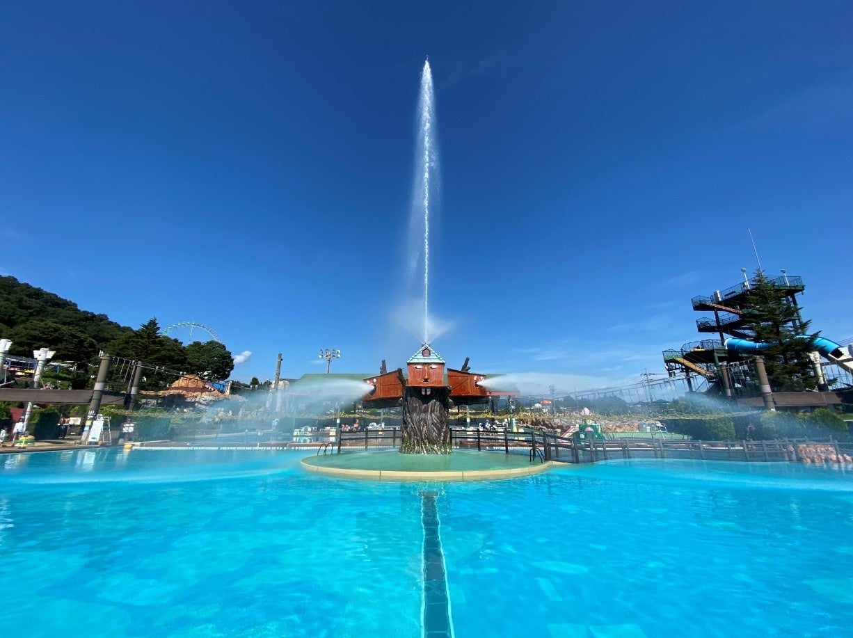 謎のツリーハウスから出てくる水の演出で爽快感を感じちゃおう！