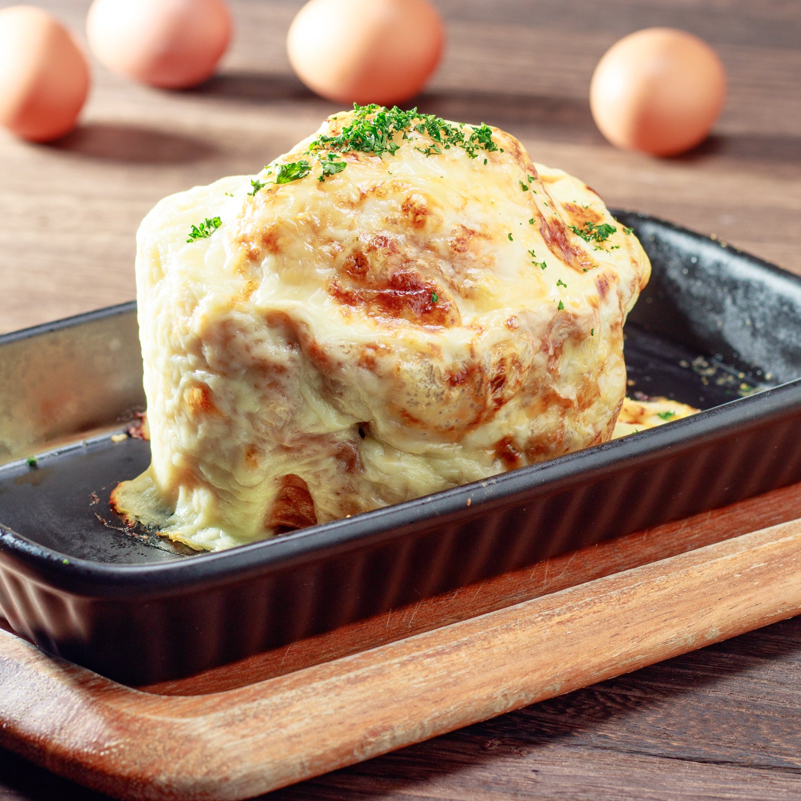 窯焼き塩フレンチトースト　エッググラタン