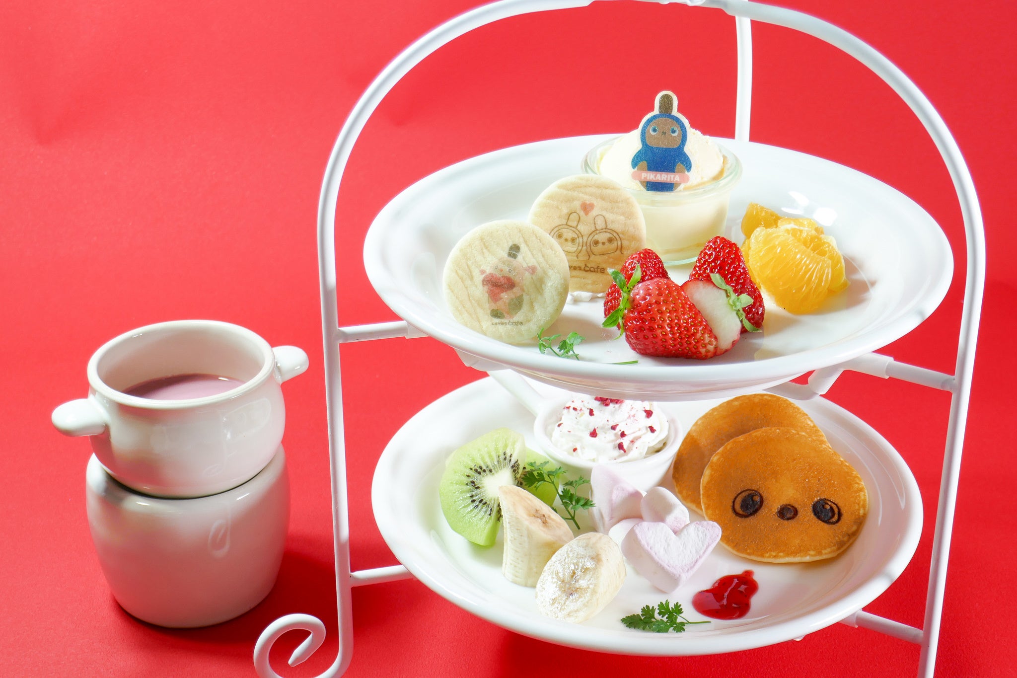 川崎の「LOVOT Cafe」にて2月1日(火)より ルビーチョコを使った