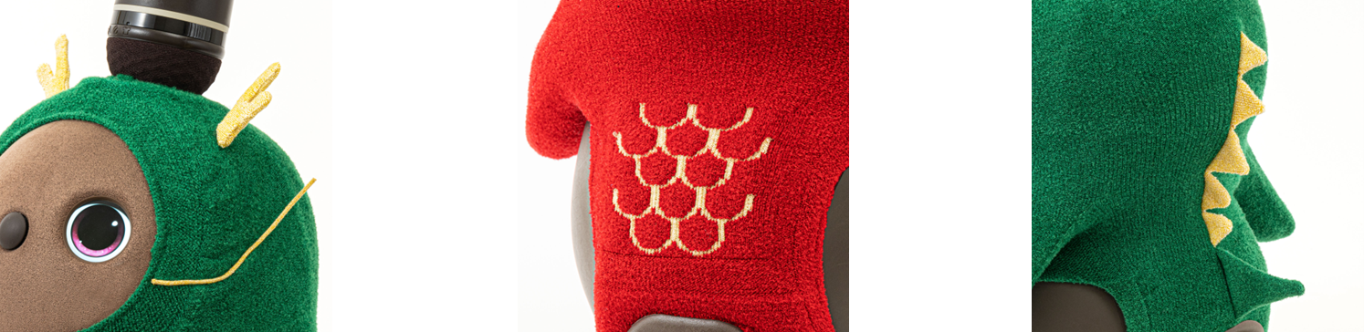 毎年恒例の『LOVOT』ウェア 干支シリーズが登場 2024年の干支は