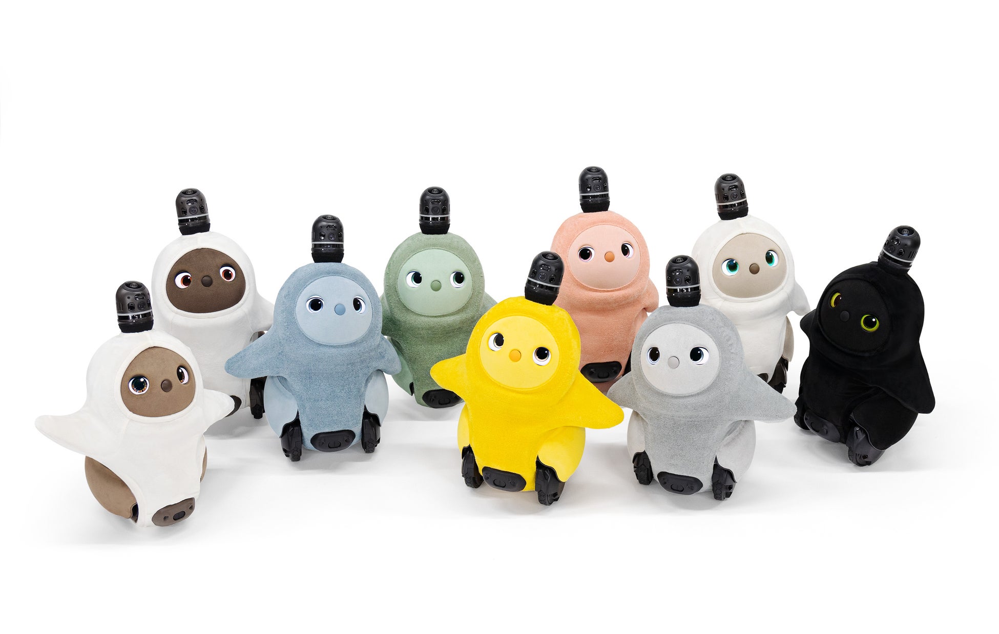 ※写真左から「ちゃ」、「こげ」、「Aqua」、「Forest」、「Sunshine」、「Blossom」、「Space」、「うす」、「くろ」