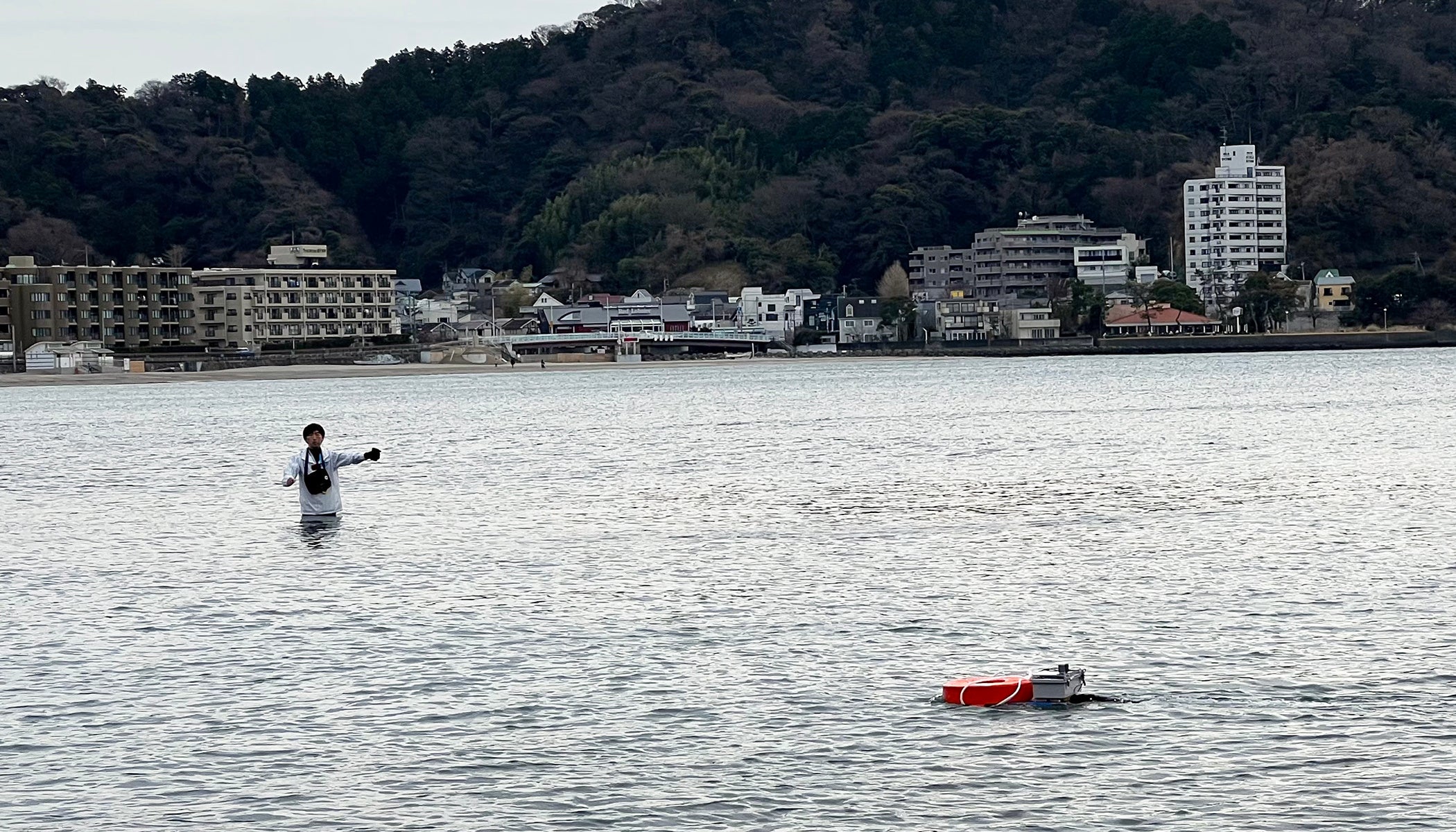 浮輪自動航行_海上テスト1