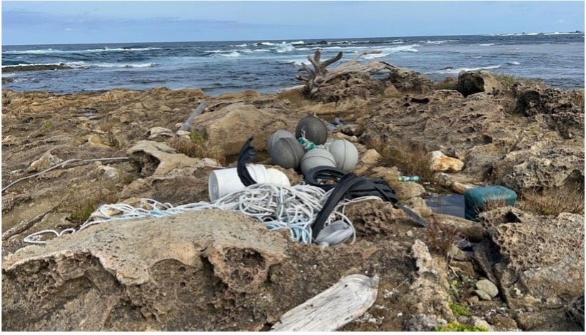 島に漂着する海ゴミ