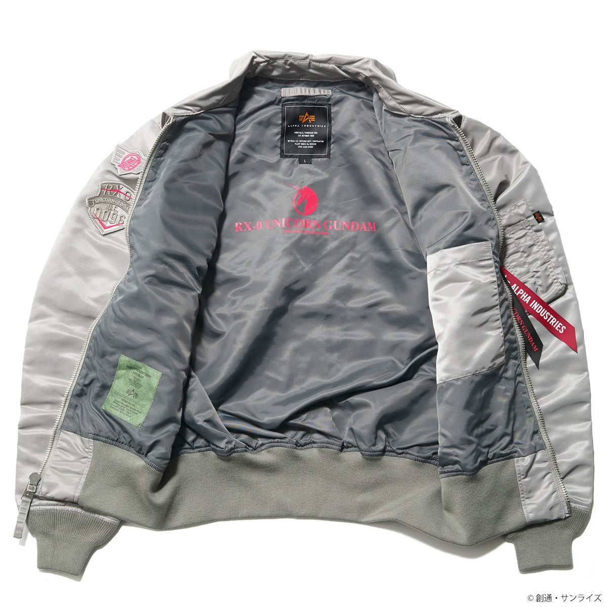 アルファインダストリーズ×ユニコーンガンダム MA1 フライトジャケット 機動戦士ガンダムUC』×ALPHA INDUSTRIES2024年F/W2弾となる新作