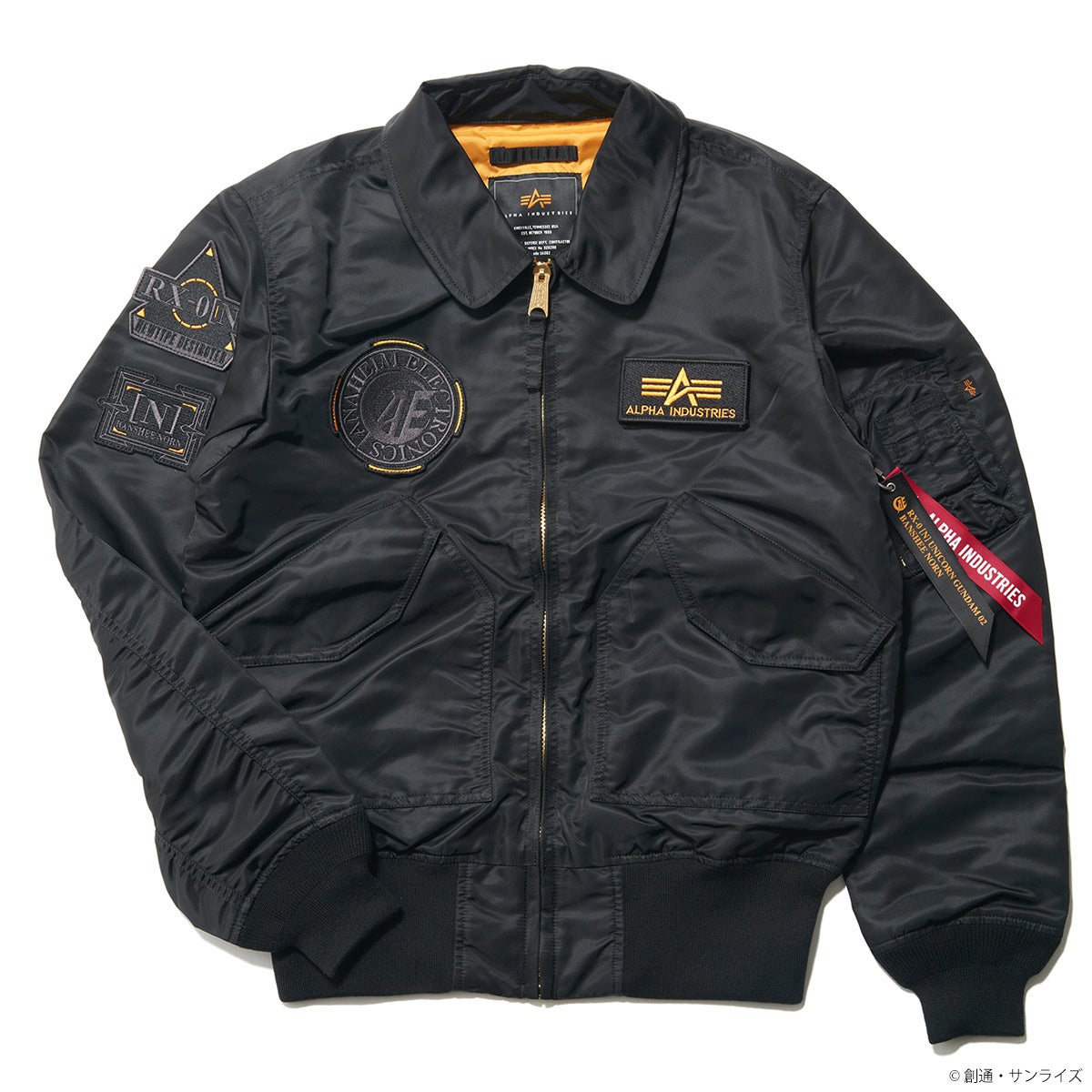 アルファインダストリーズ×ユニコーンガンダム MA1 フライトジャケット 機動戦士ガンダムUC』×2023 ALPHA INDUSTRIES！STRICT-Gフライト