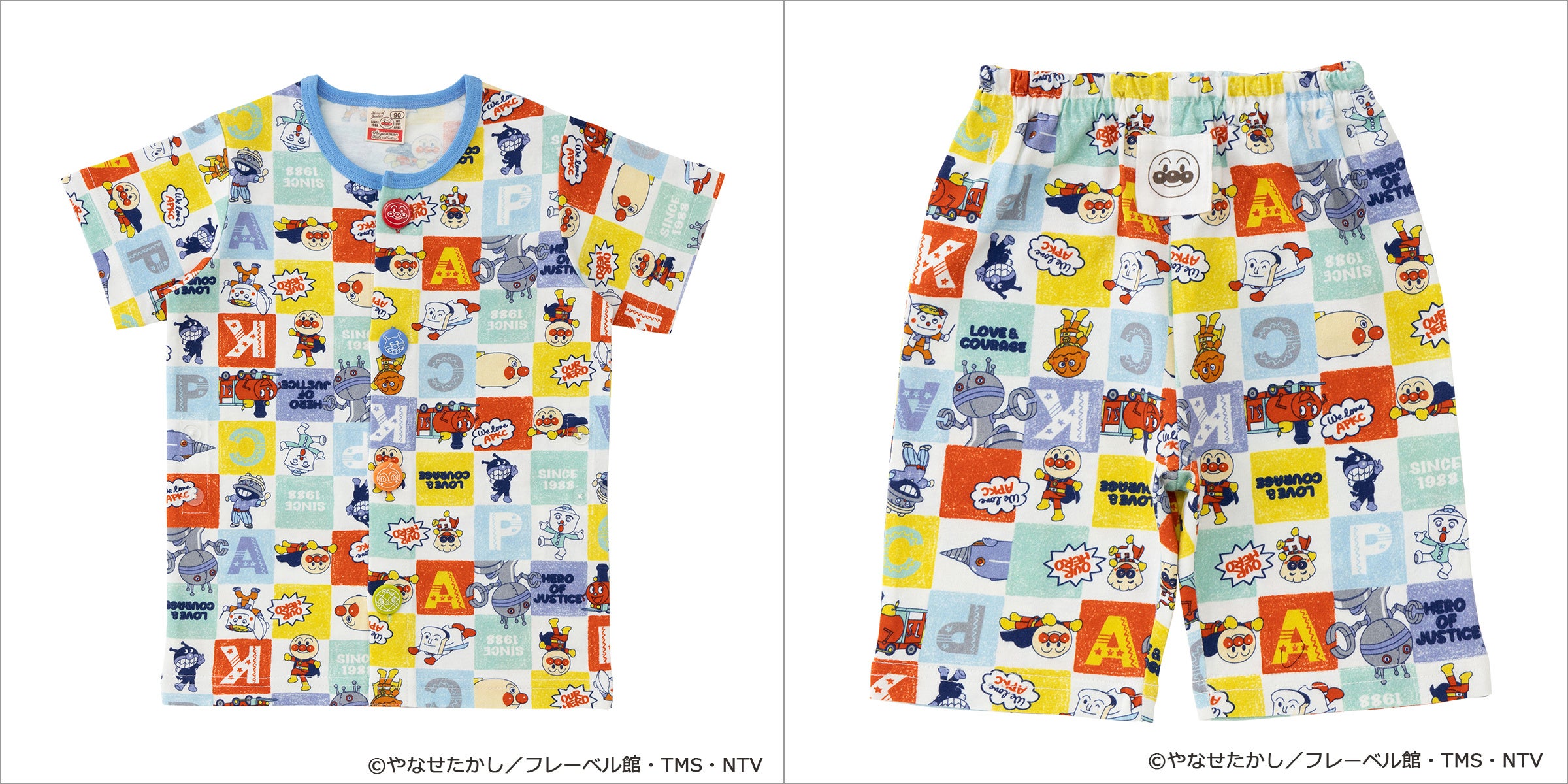 親子で楽しめる！アンパンマンやなかまたちがデザインされたペア