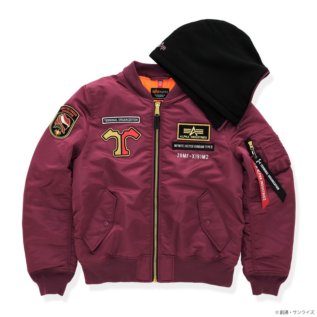 機動戦士ガンダムSEED FREEDOM』から、ALPHA INDUSTRIESとのコラボ