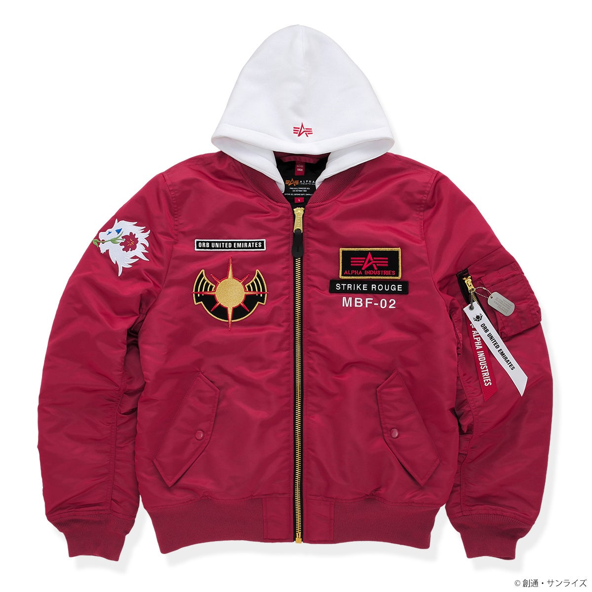 機動戦士ガンダムSEED FREEDOM』から、ALPHA INDUSTRIESとのコラボ