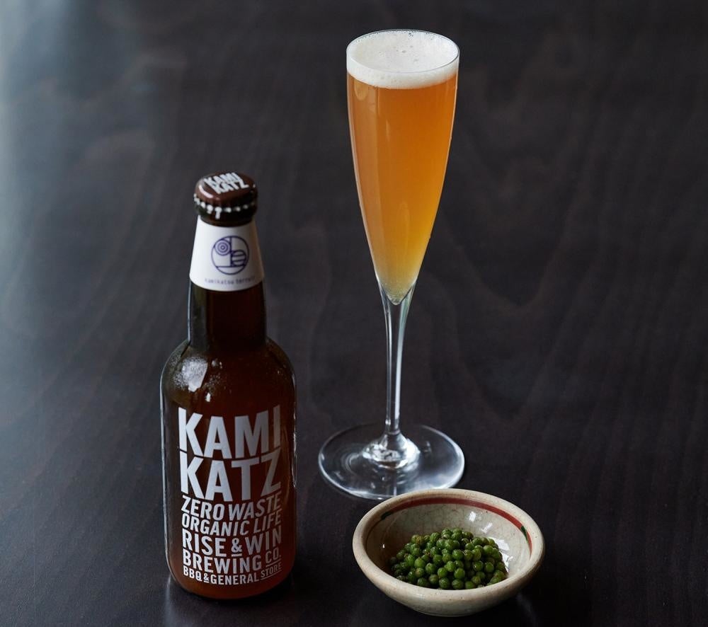 麦のシャンパンのような味わいになった［山椒セゾン］。