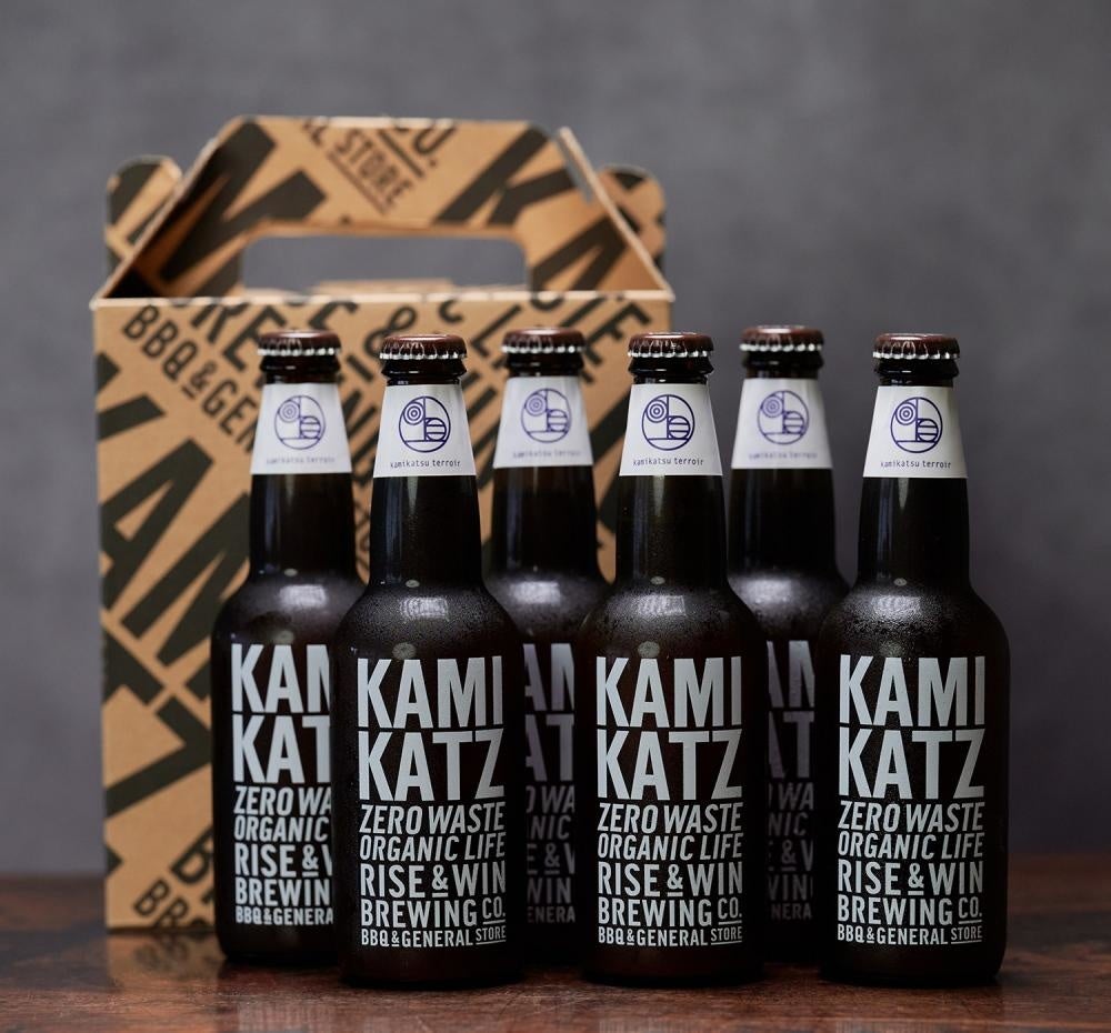 ビールを製造するのは上勝町の『RISE & WIN（ライズ & ウィン）』。