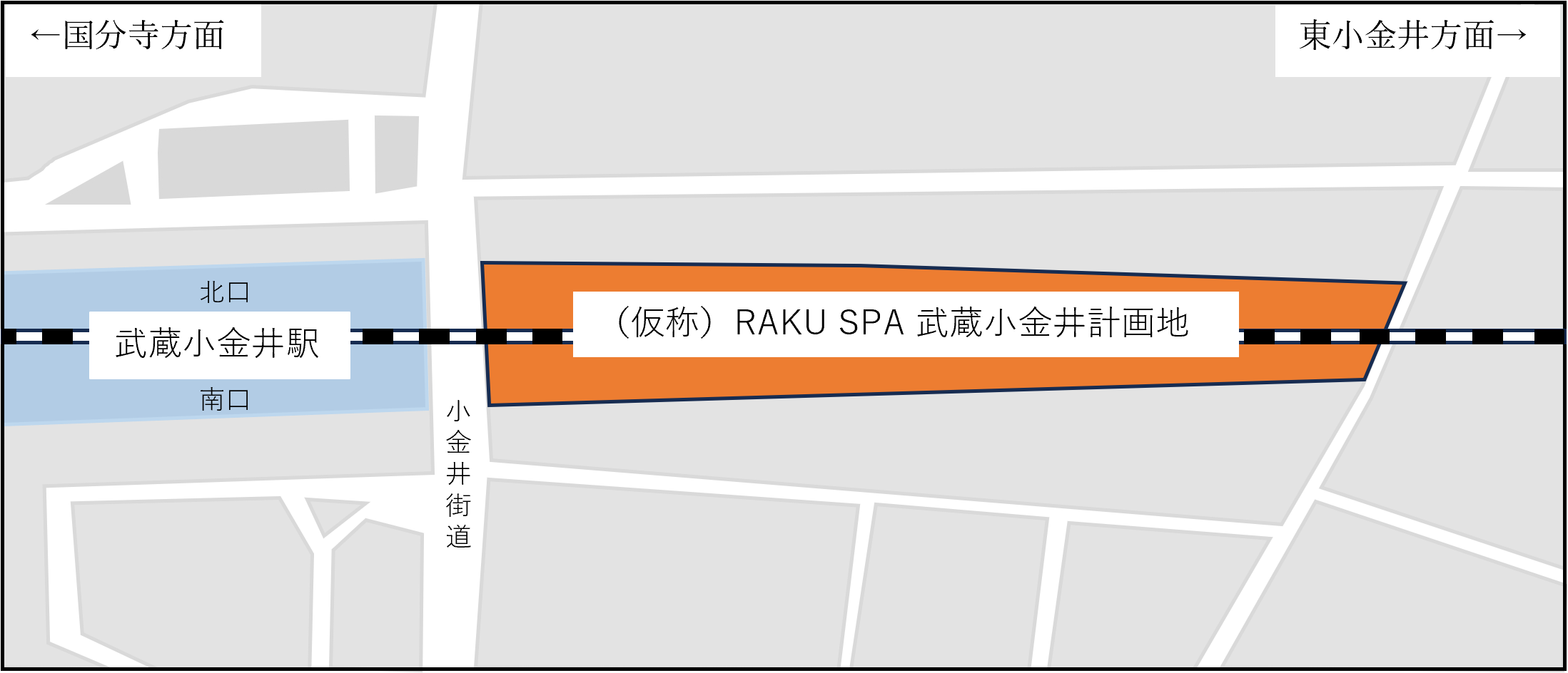 武蔵小金井駅高架下温浴施設 着工のお知らせ | 株式会社JR中央線
