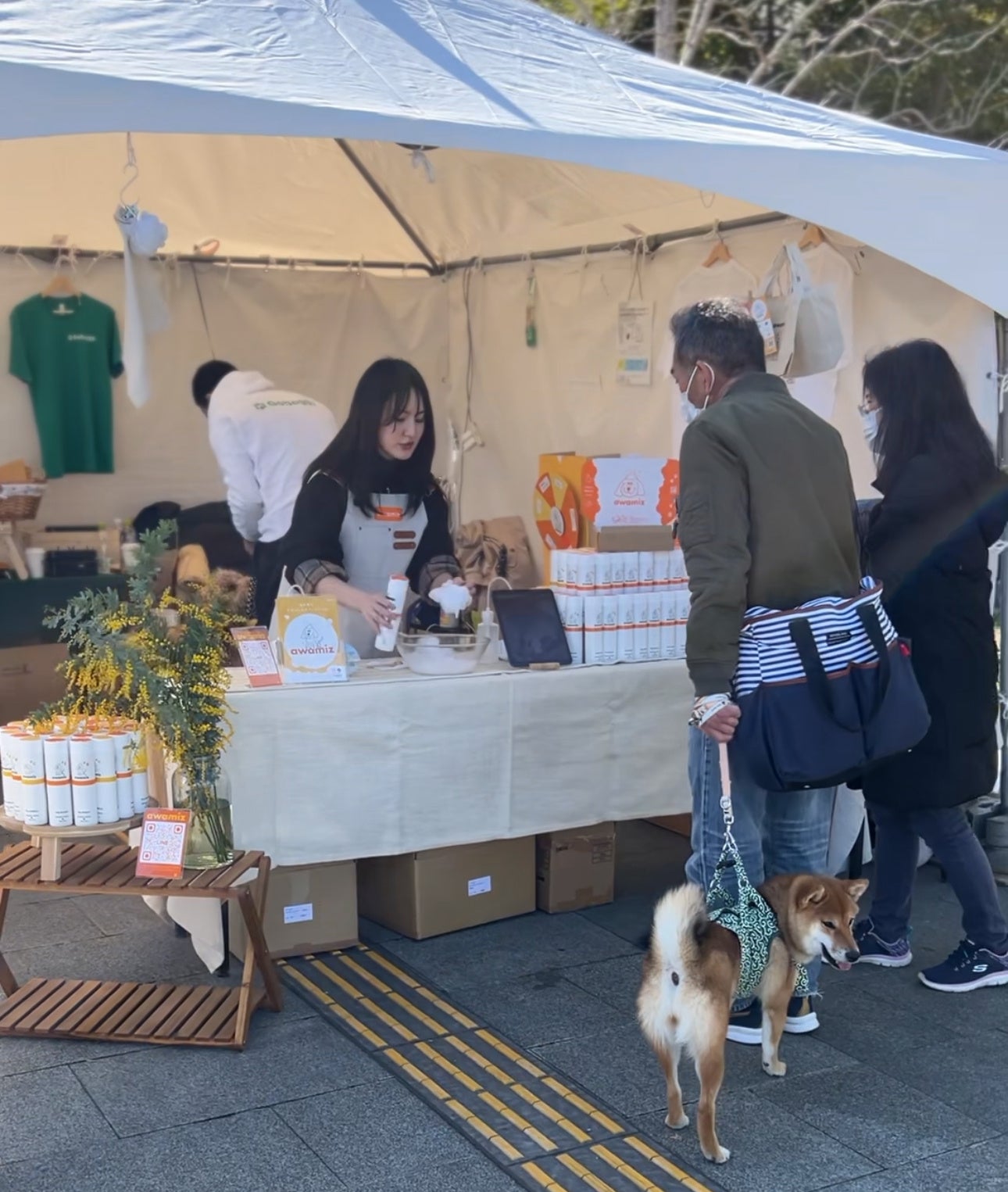 泡体験にいらっしゃったお客様