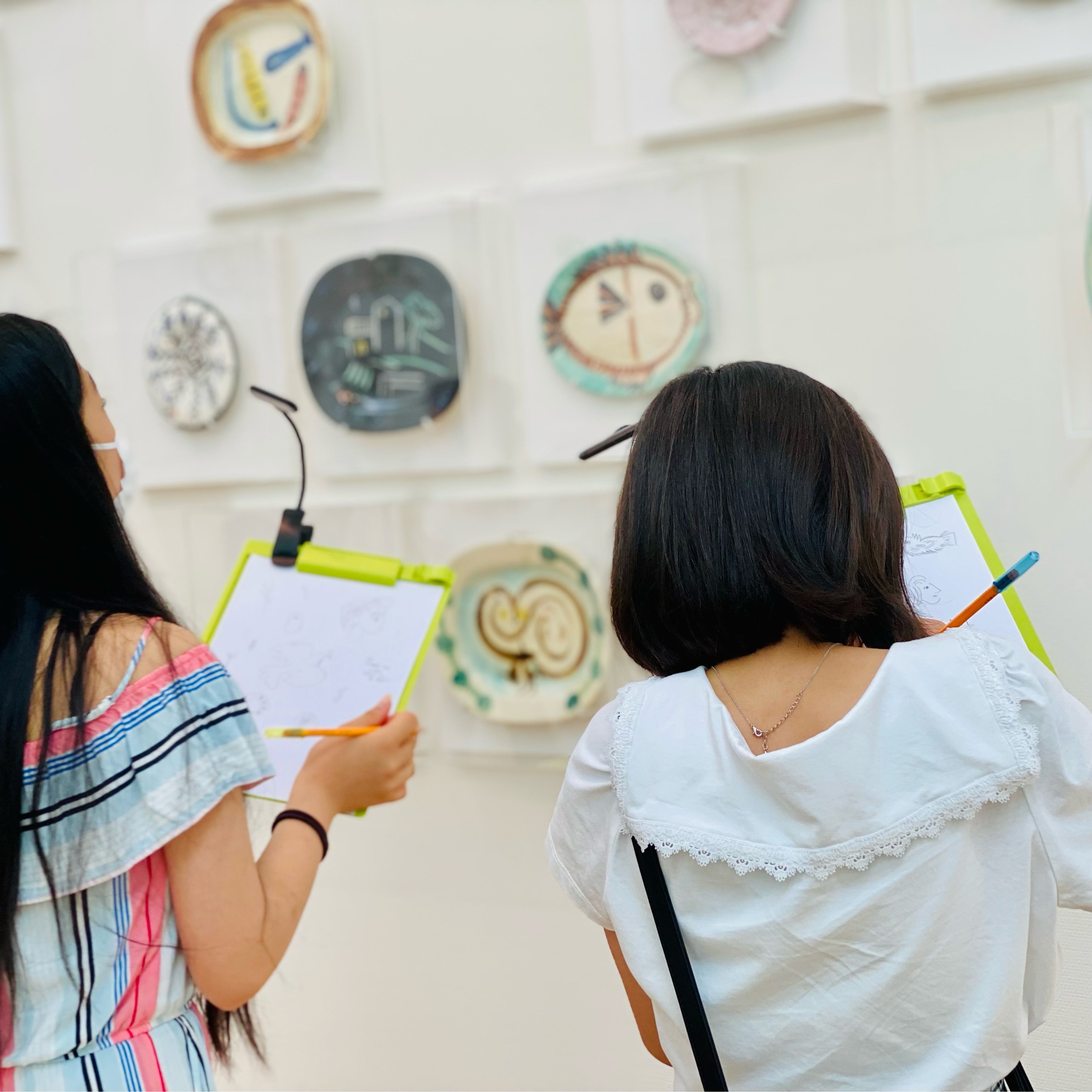 フラワーデザインレッスン前に館内を巡り気付いたことをメモします