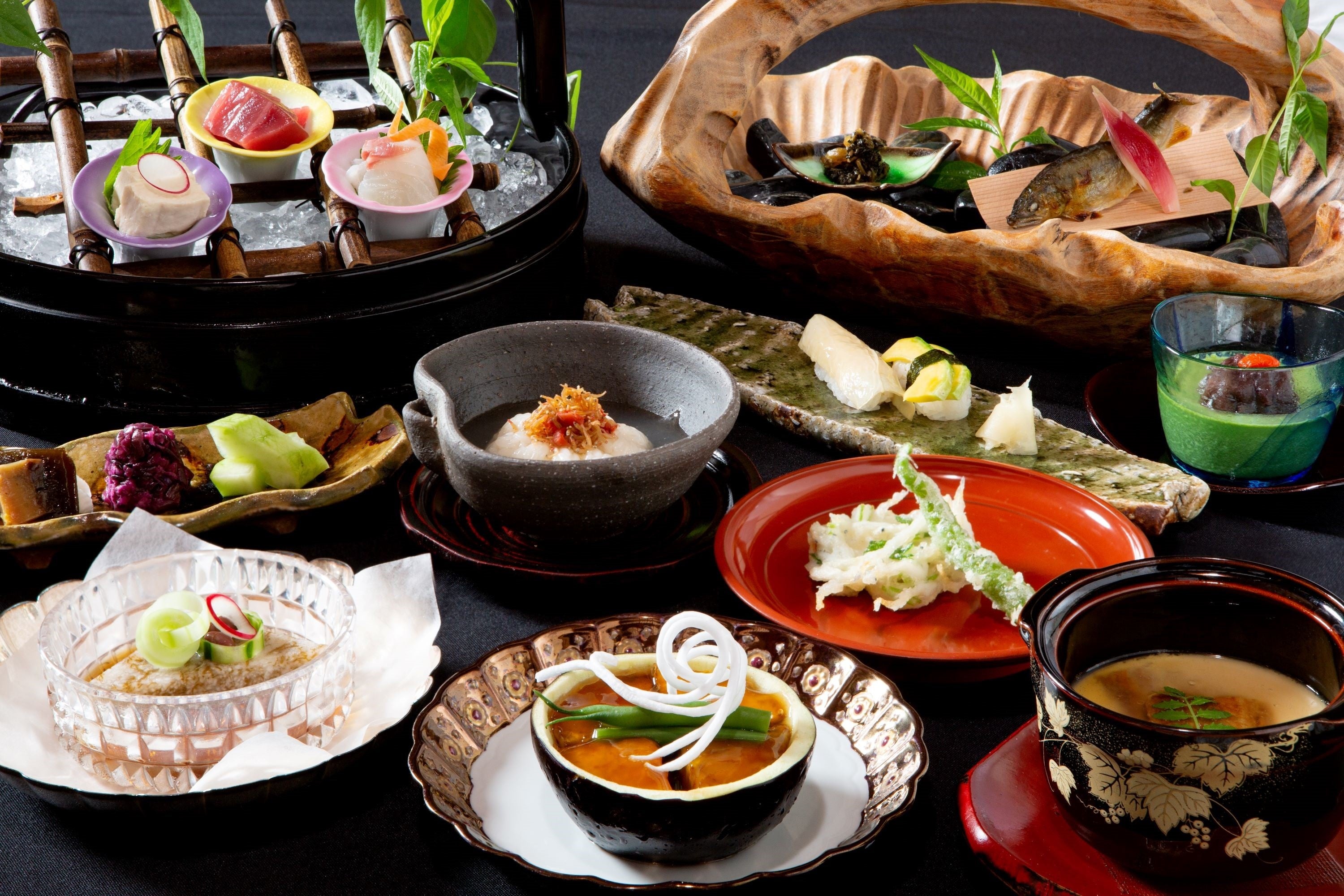 床会席料理(イメージ)　　