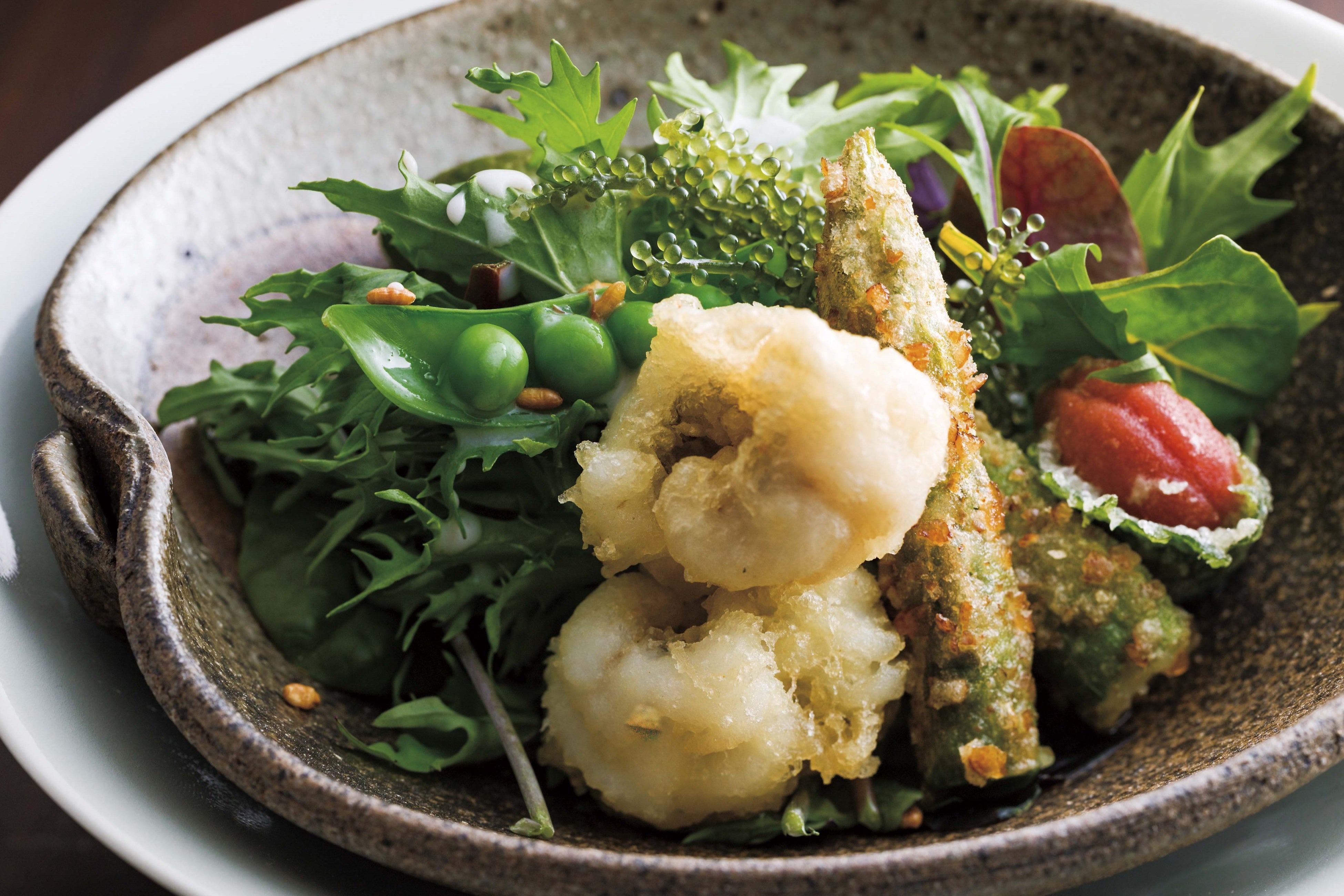 焼き物「鮑塩釜焼」