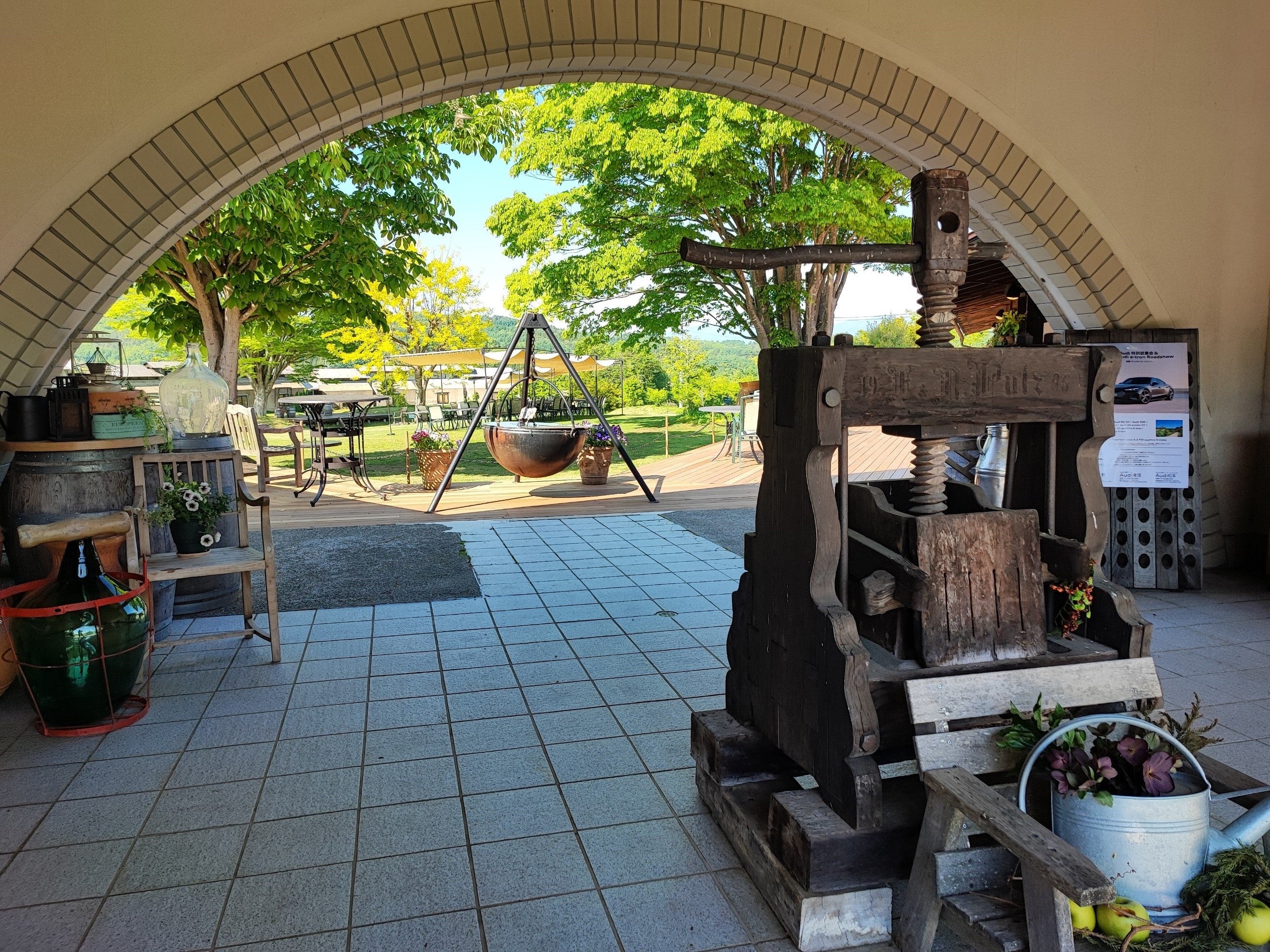 ゲートを潜れば広がる癒しの空間