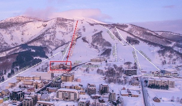 物件位置（写真提供：倶知安観光協会）