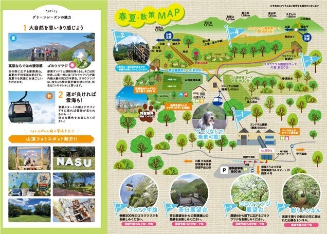 マウントジーンズ那須　散策MAP