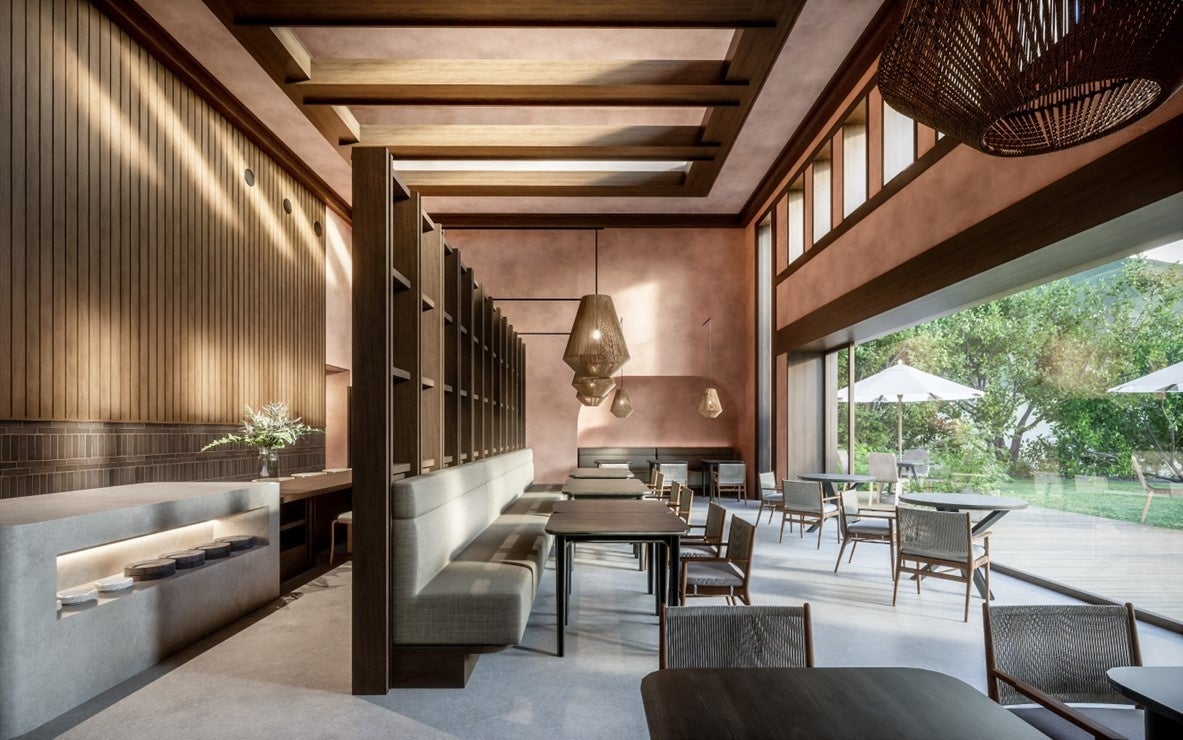 イタリアンレストラン　crescita（クレシータ） 店内完成予想CG