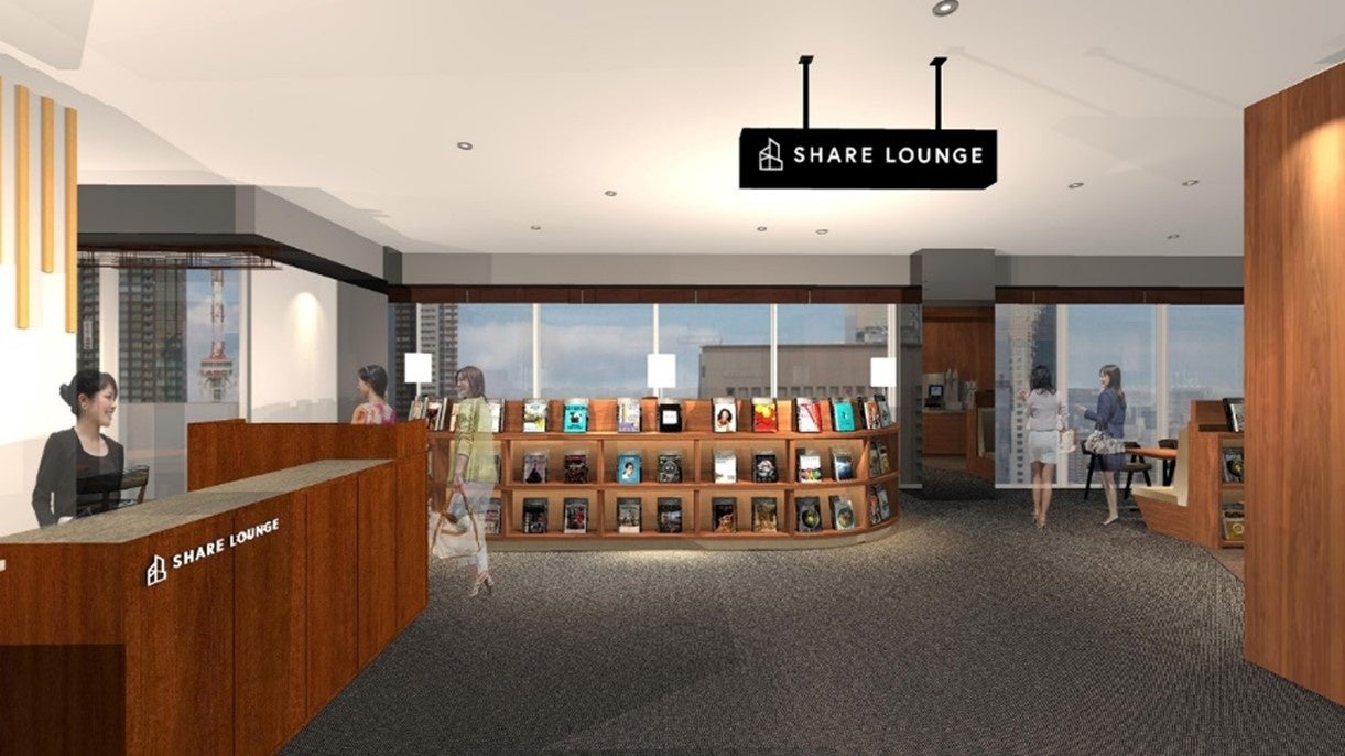 「SHARE LOUNGE東急ステイ大阪本町」完成イメージ