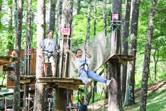 東急リゾートタウン蓼科の「フォレストアドベンチャー・蓼科」 『トレックコース』として 4 月 25 日リニューアルオープン 東急リゾートタウン蓼科の「フォレストアドベンチャー・蓼科」 『トレックコース』として 4 月 25 日リニューアルオープン