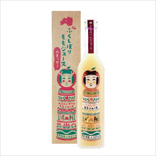 くだもの畑「ふくしぼり桃ジュース」