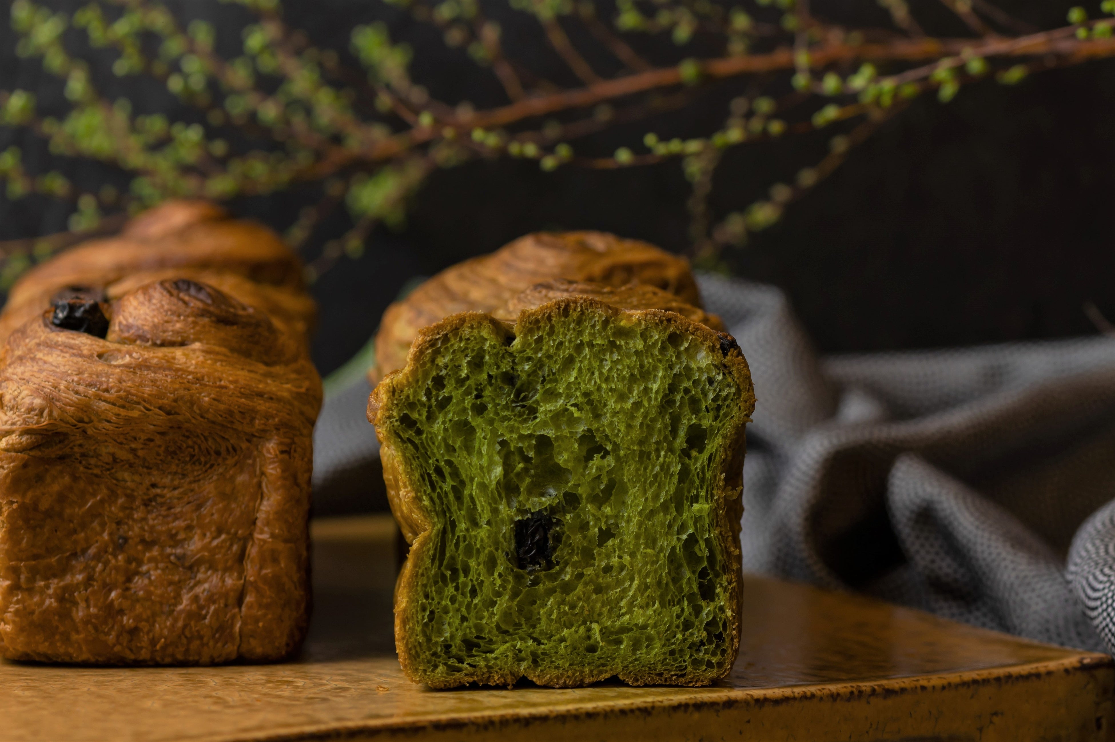 お土産のホテルメイド“抹茶プレミアムデニッシュ食パン”