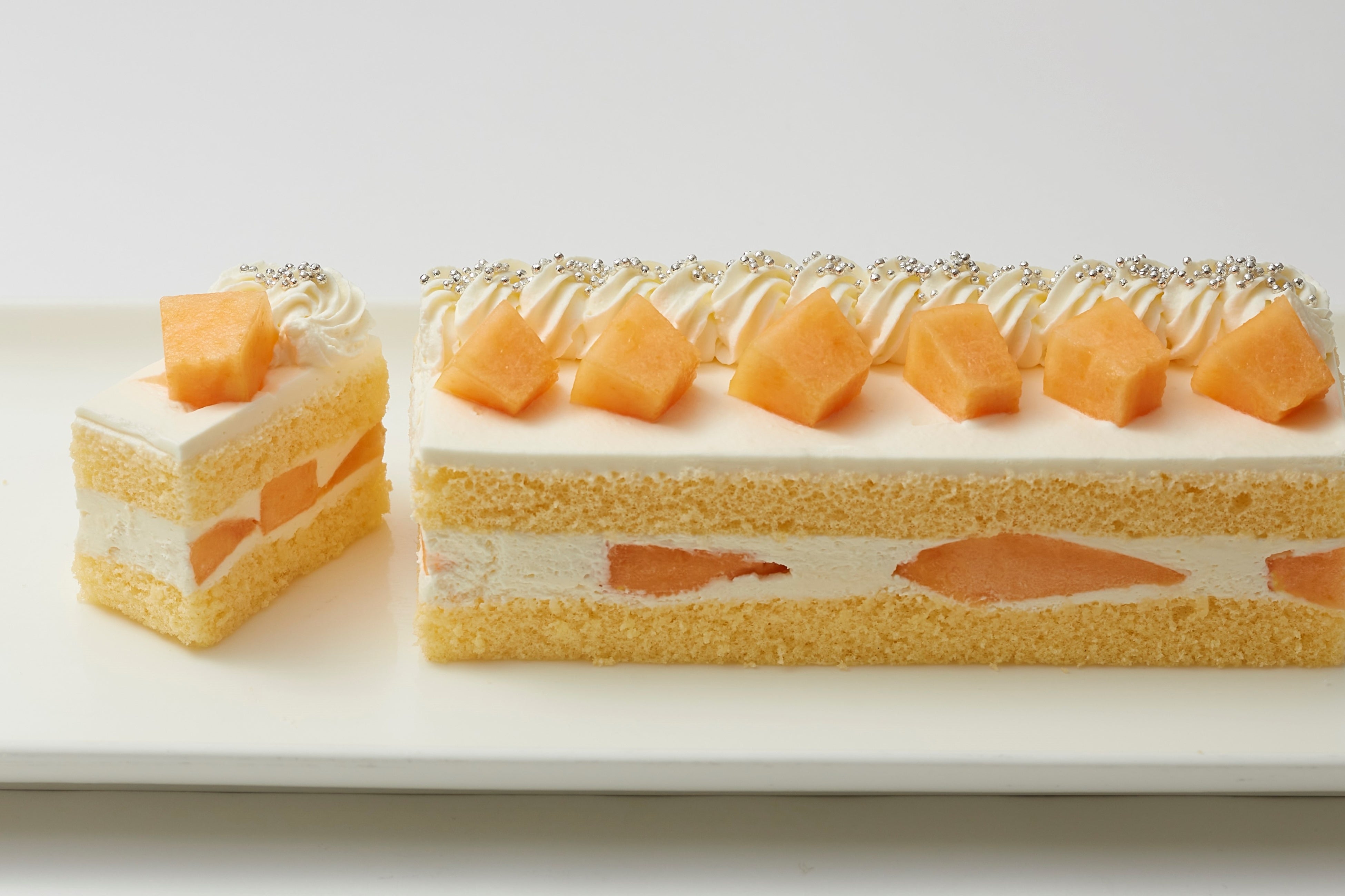 北海道産生乳100%純生クリーム メロンショートケーキ