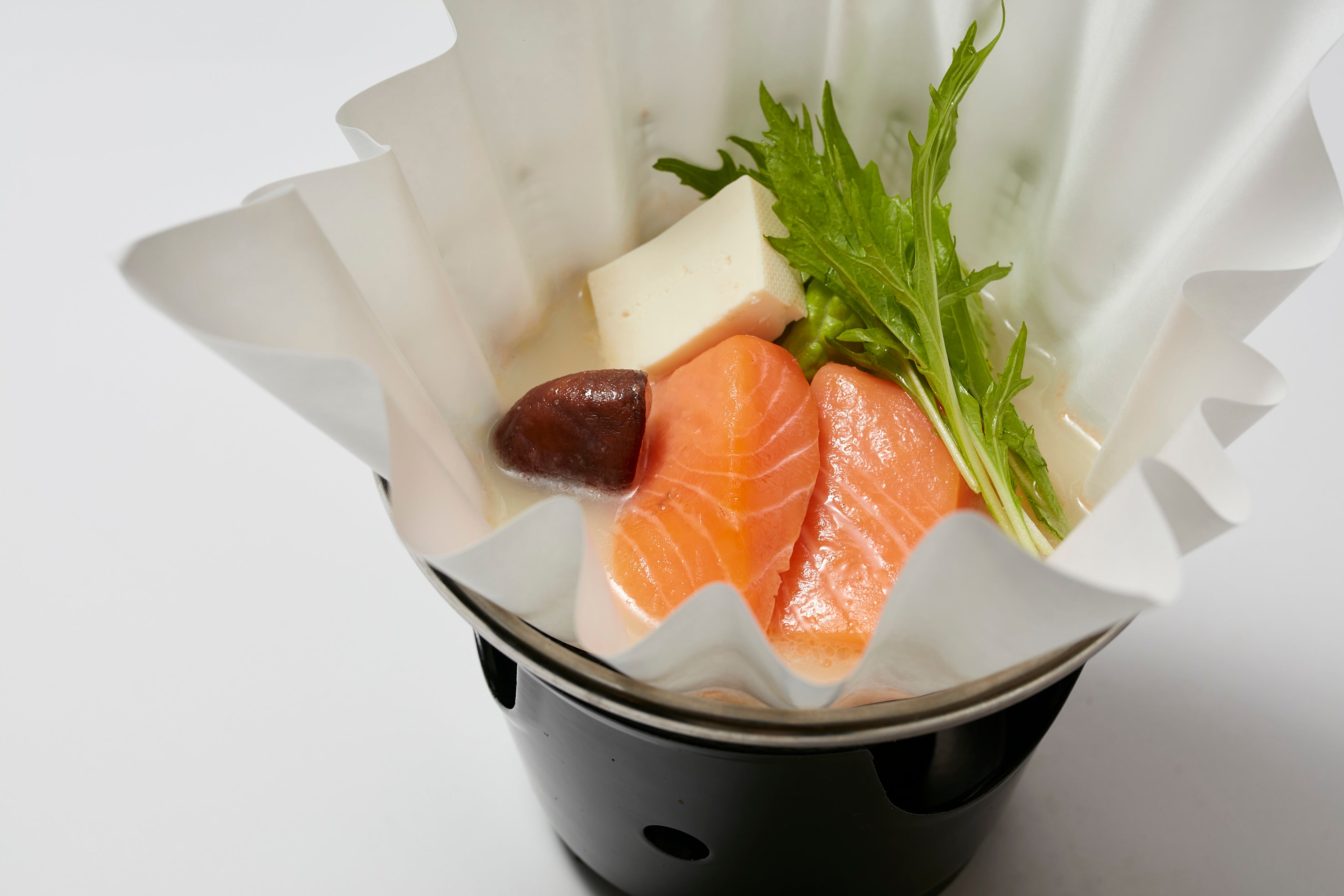 苫小牧漁港から届いた白鮭の石狩鍋