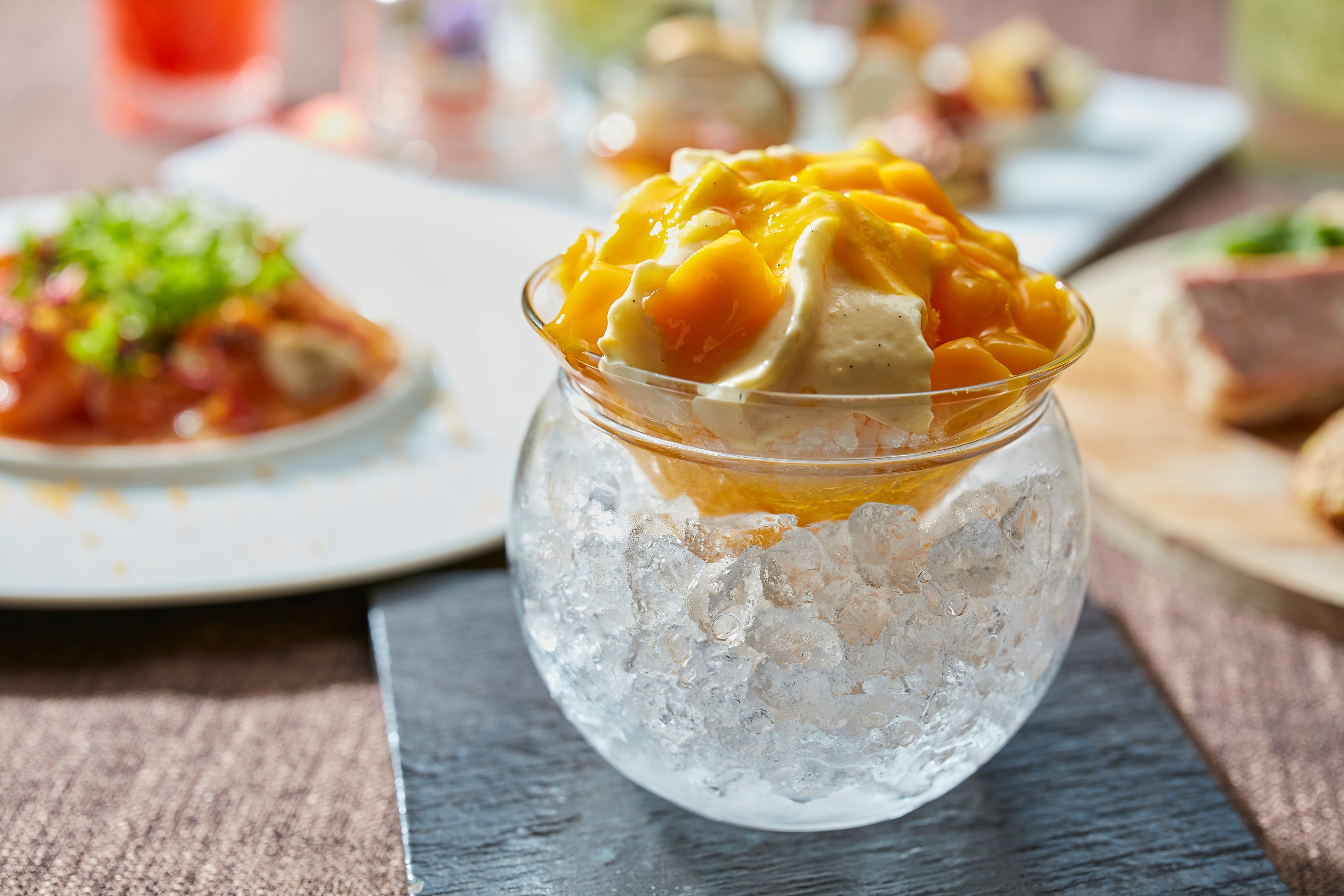 マンゴーかき氷