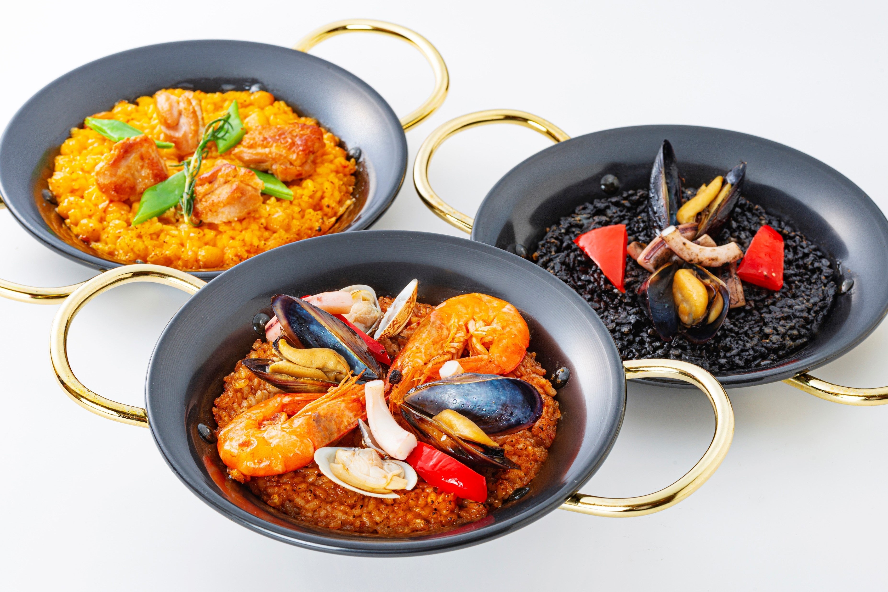 3種類のパエリア