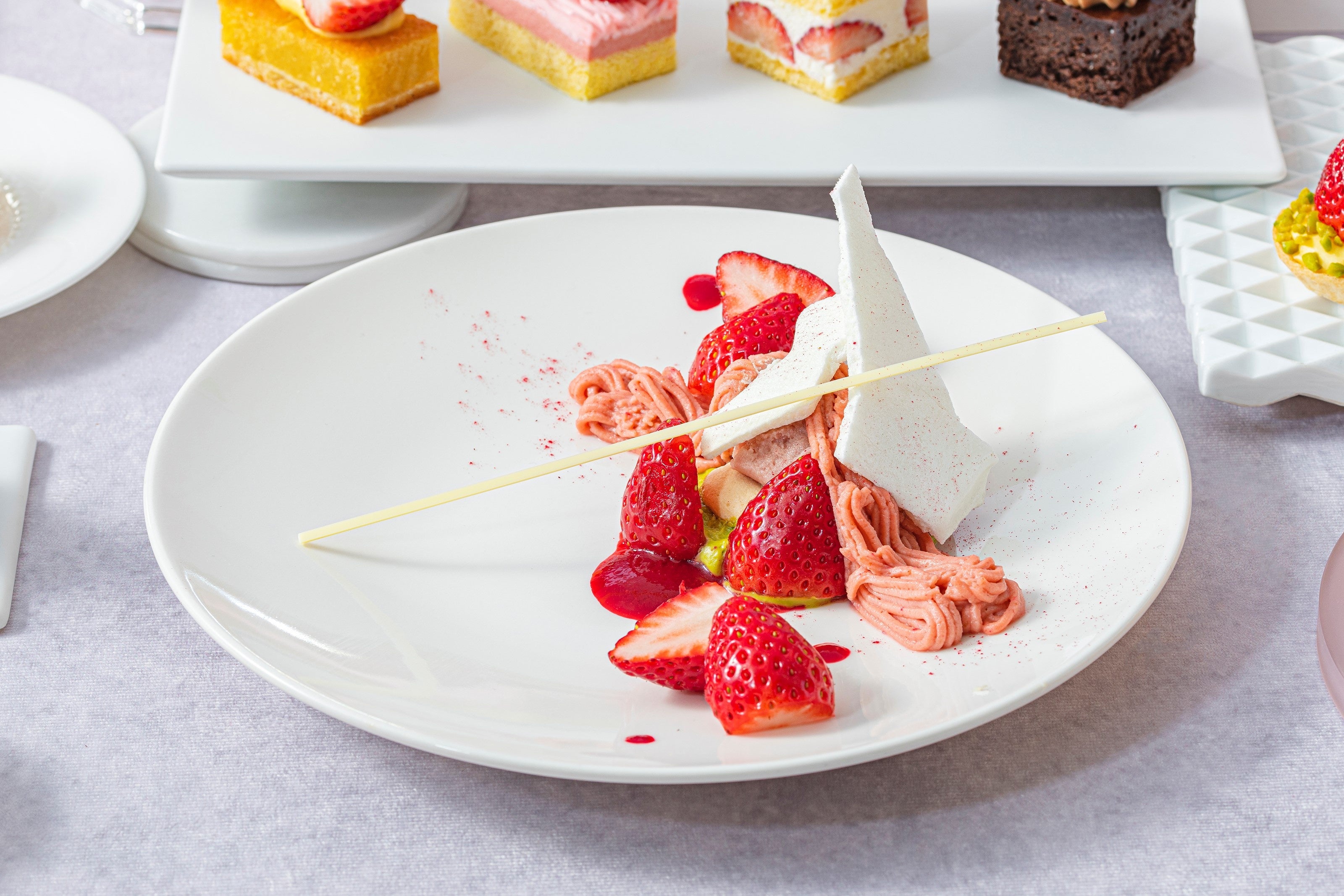 苺のモンブラン