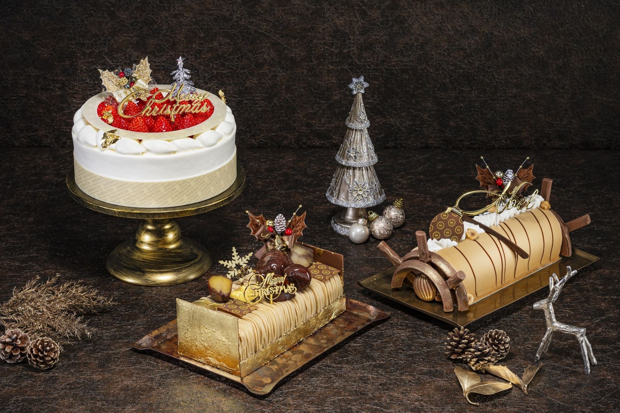 新ペストリーシェフが腕を振るう　「極み」シリーズのクリスマスケーキ3種