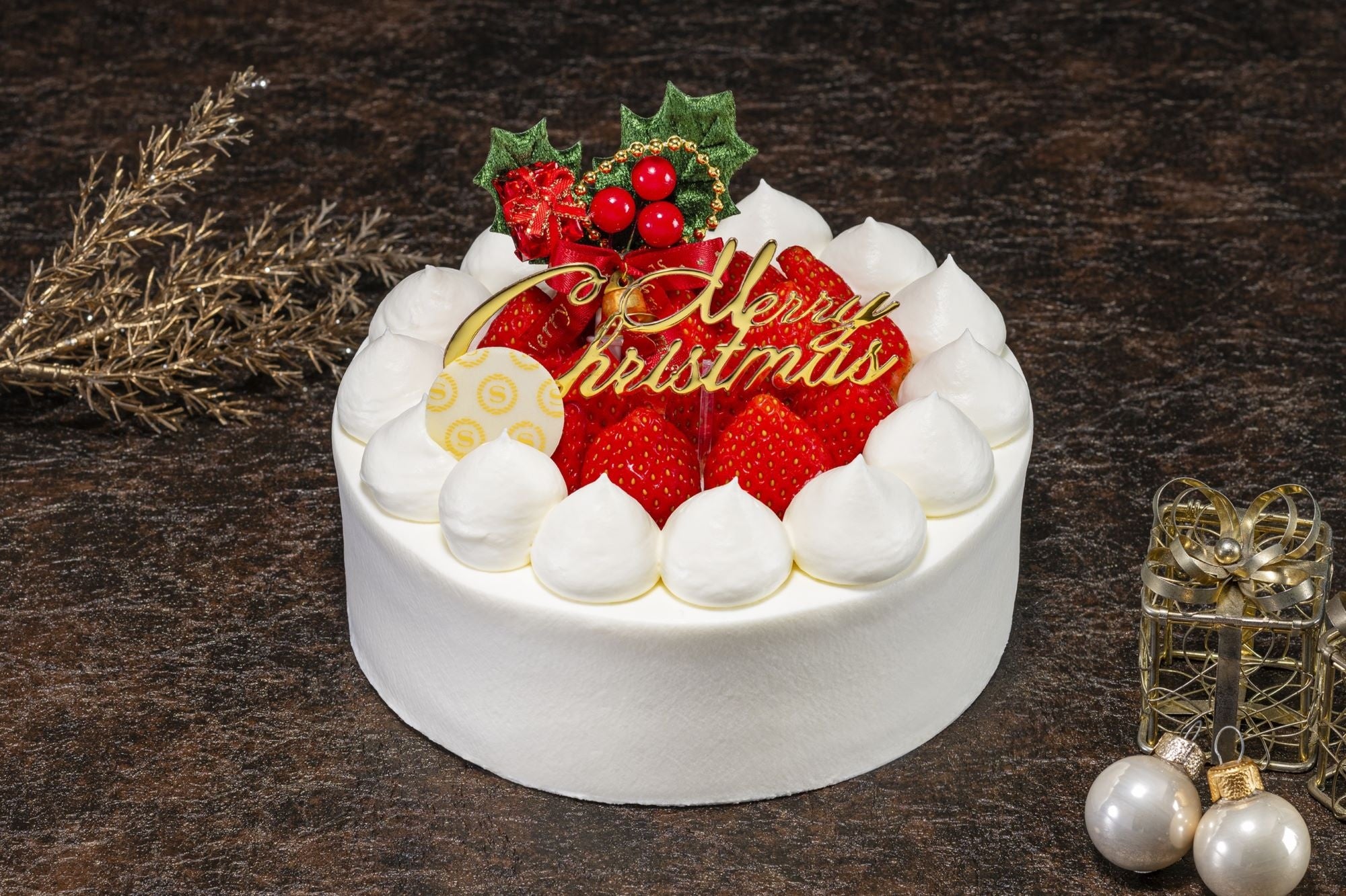 クリスマスストロベリーショートケーキ