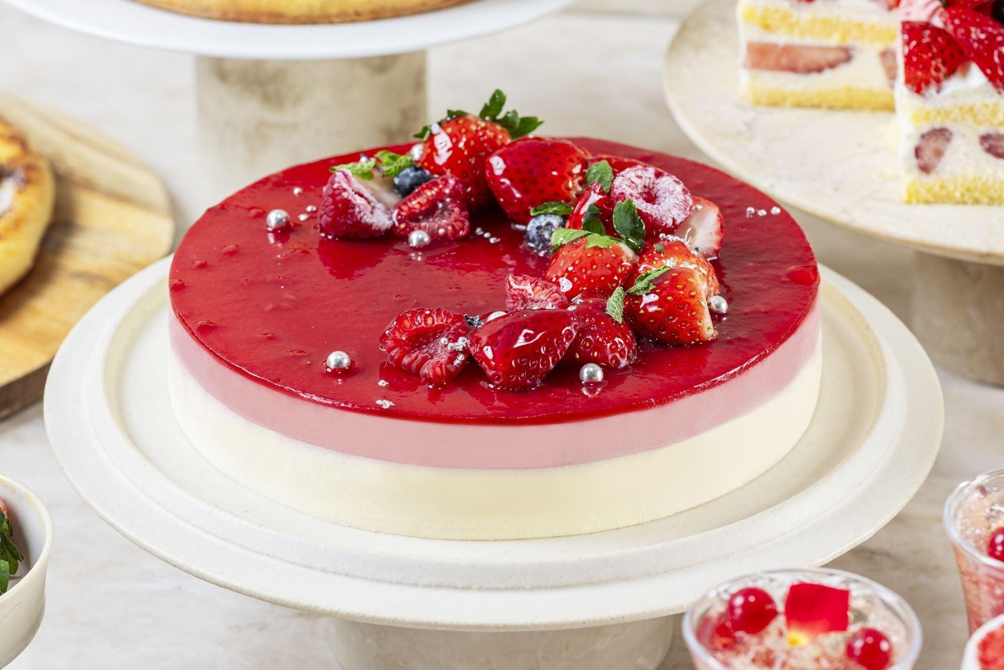 苺のレアチーズムース