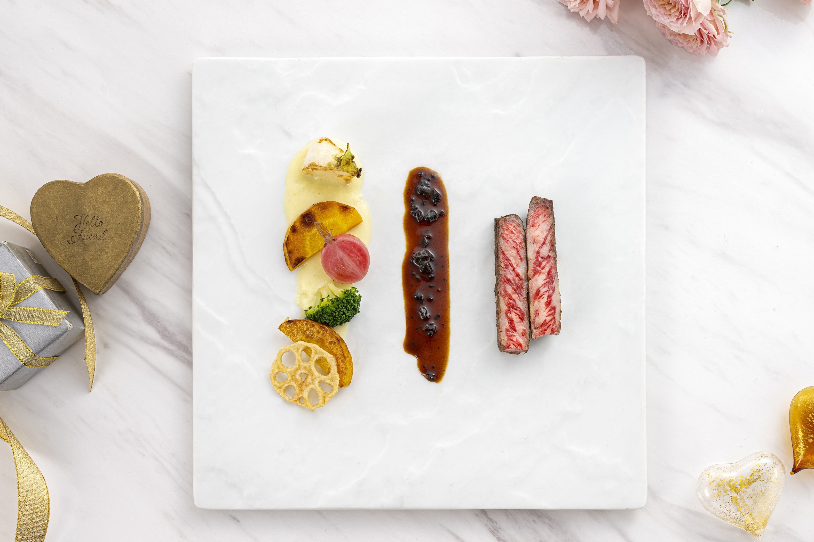 国産牛サーロインのポワレ トリュフソース